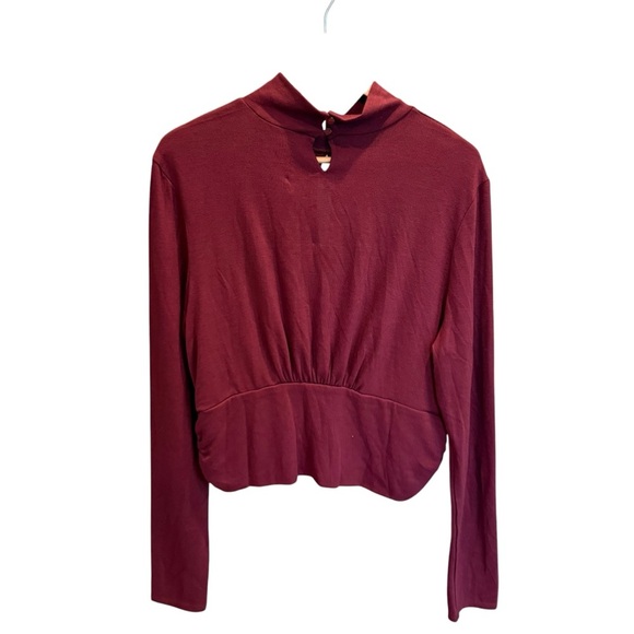 Brea Canyon Women's Roza Long Sleeve Blouse Keyhole Front Knit Shirt Sz XXL - Picture 3 of 11